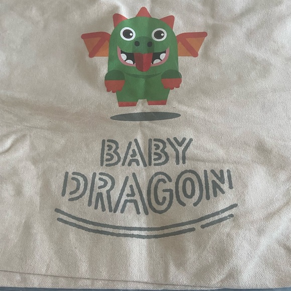 Clash Royale Official Baby Dragon Drache tote bag RARE Supercell NIB - Picture 2 of 7